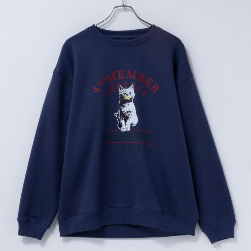 アニマルフォトプリントトレーナー メンズ商品画像-25