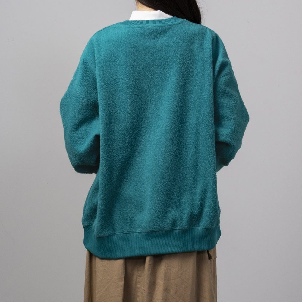 DISCUS シープボア刺繍トレーナー レディース