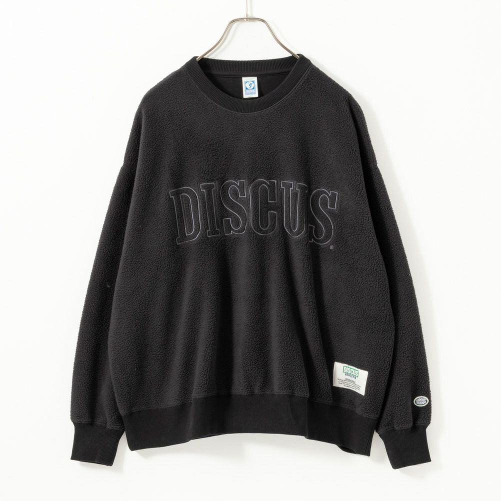 DISCUS シープボア刺繍トレーナー レディース