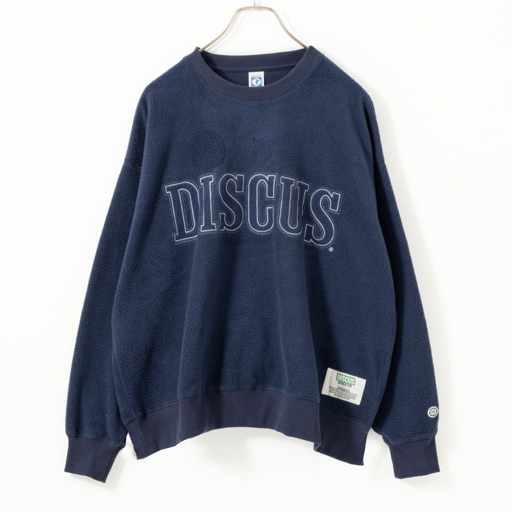 DISCUS シープボア刺繍トレーナー レディース