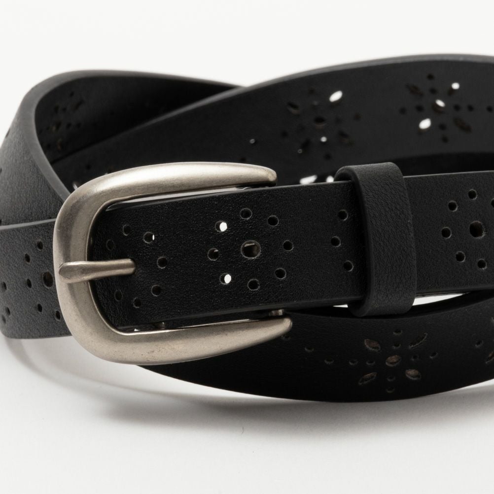 C17 25mm幅パンチングベルト レディース