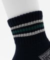 NAVY クォーターソックス ライン柄 メンズ商品サムネイル-12