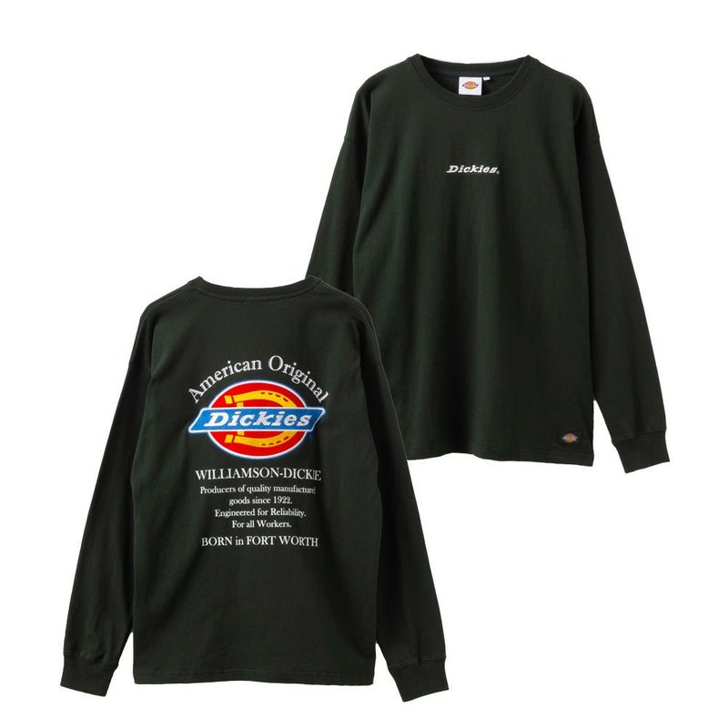Dickies  バックロゴ刺繍長袖Tシャツ メンズ商品画像-4