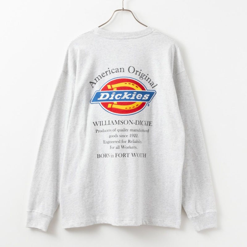 Dickies  バックロゴ刺繍長袖Tシャツ メンズ商品画像-6