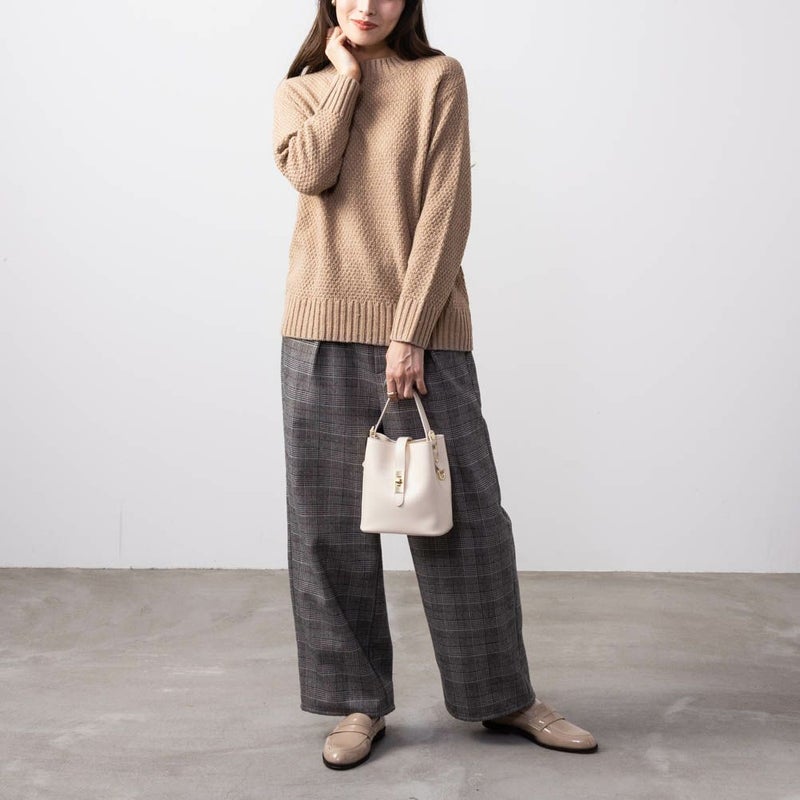 [期間限定knit]NAVY  ネップモックニット レディース商品画像-4