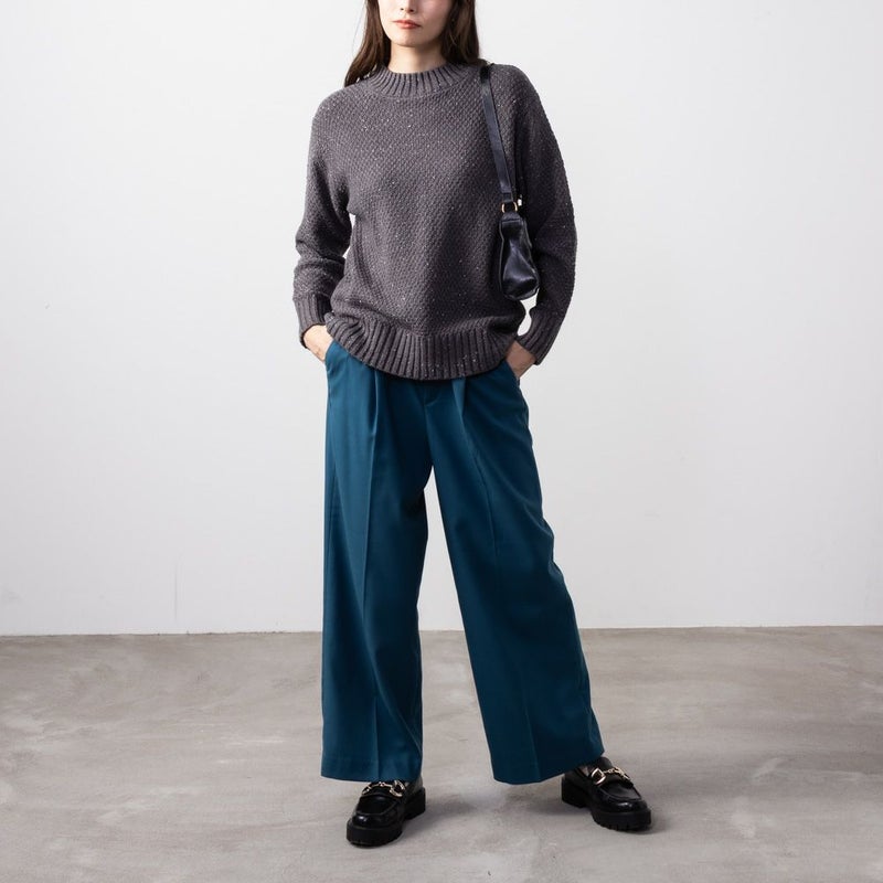 NAVY ネップモックニット レディース商品画像-8