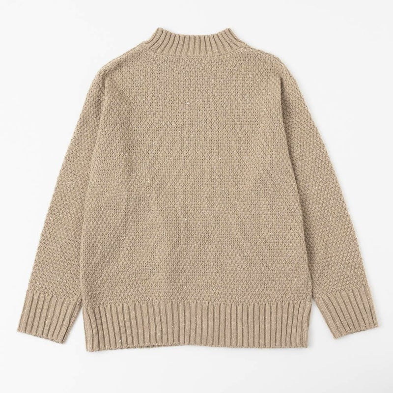 [期間限定knit]NAVY  ネップモックニット レディース商品画像-10