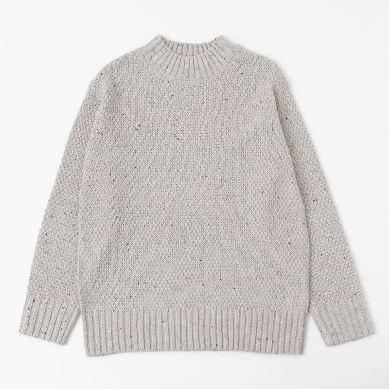 [期間限定knit]NAVY  ネップモックニット レディース商品画像-11