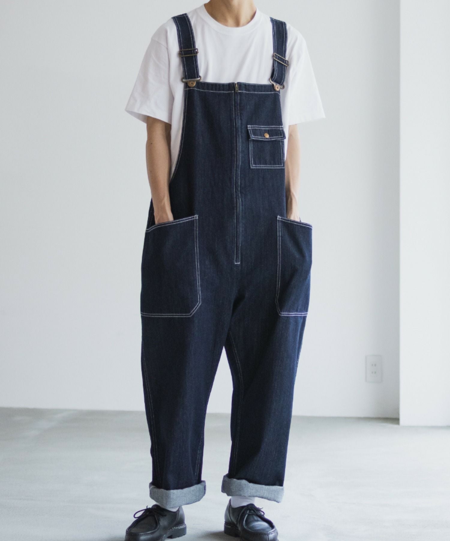 Dickies ジップオーバーオール メンズ