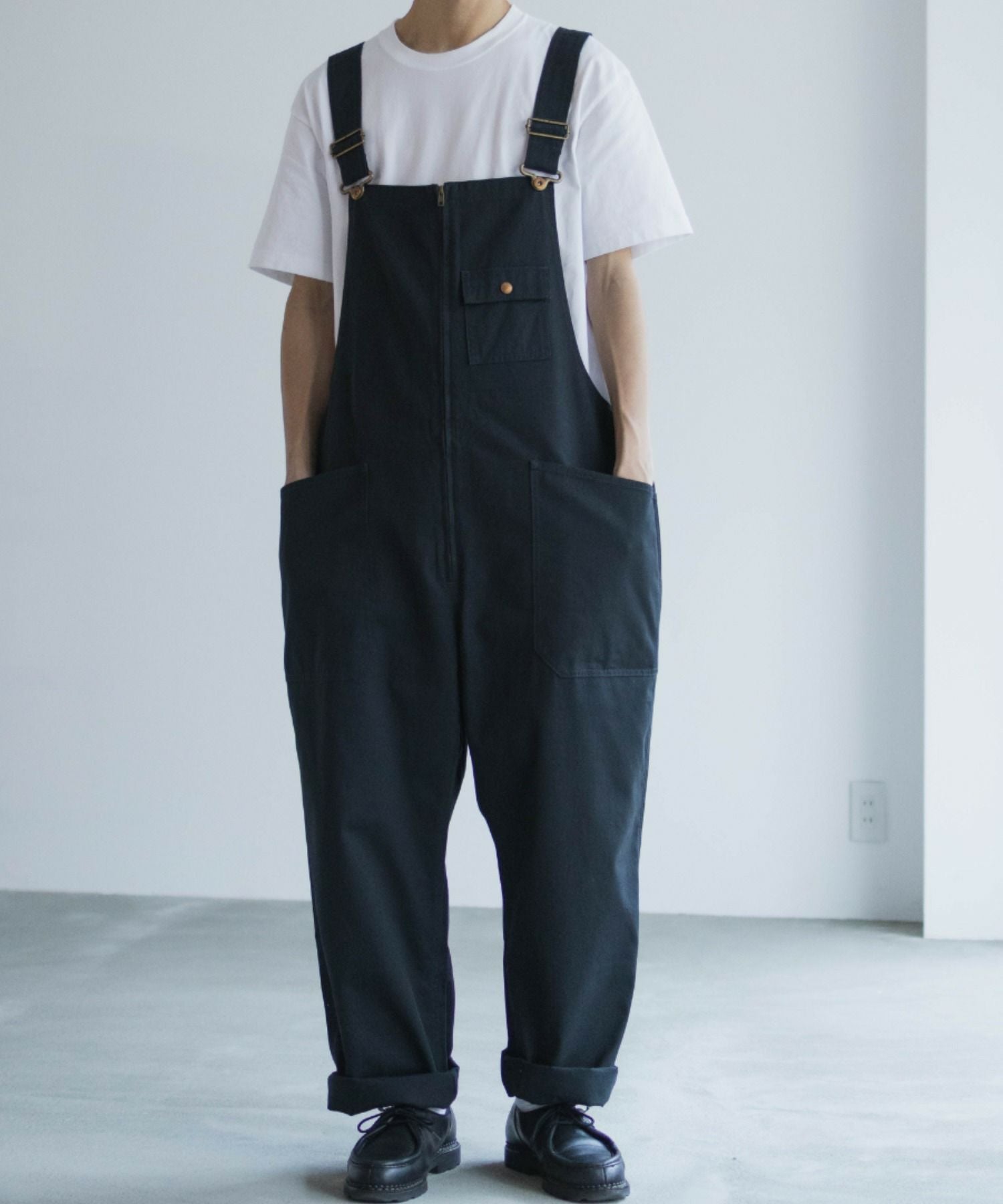 Dickies ジップオーバーオール メンズ