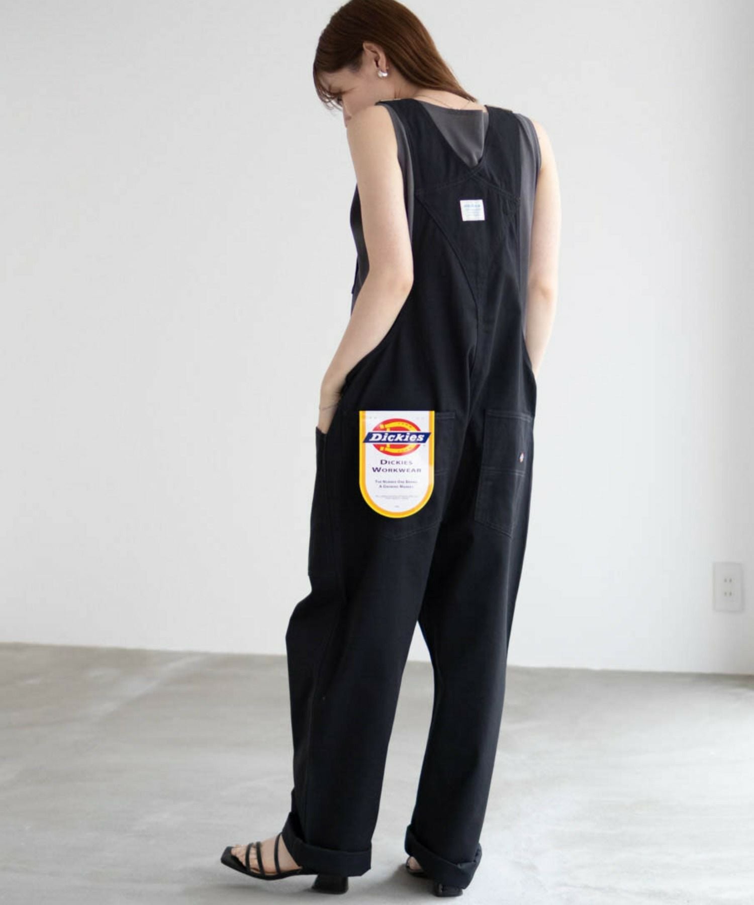 Dickies ジップオーバーオール メンズ
