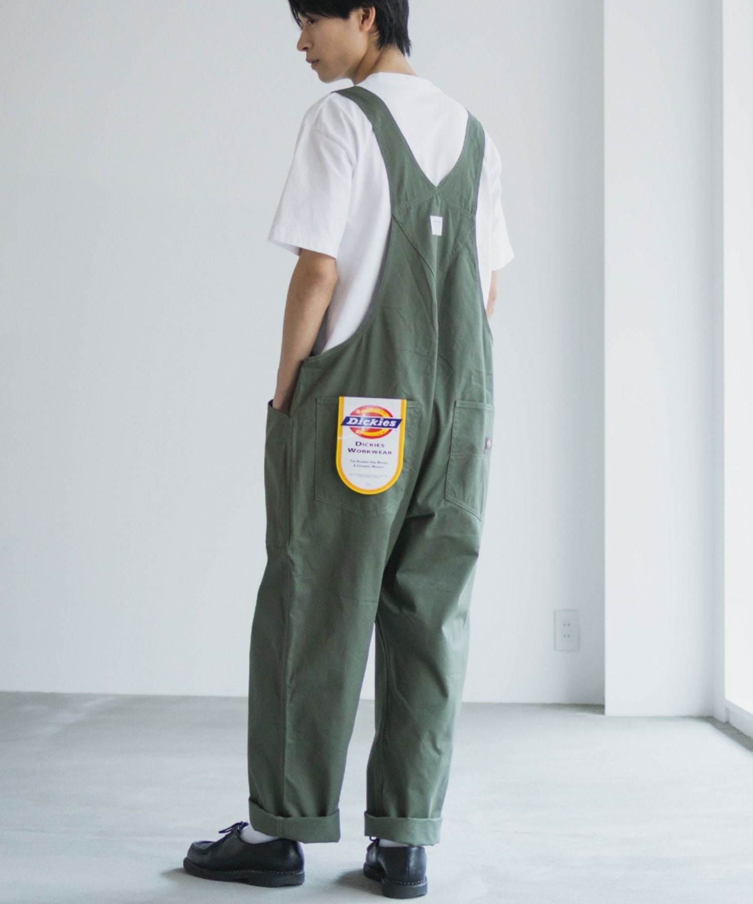 Dickies ジップオーバーオール メンズ