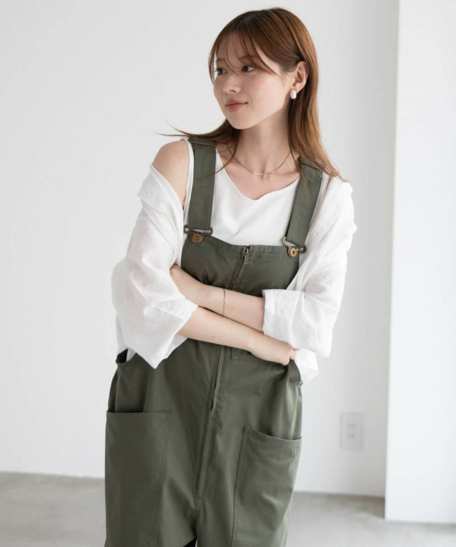 Dickies ジップオーバーオール メンズ