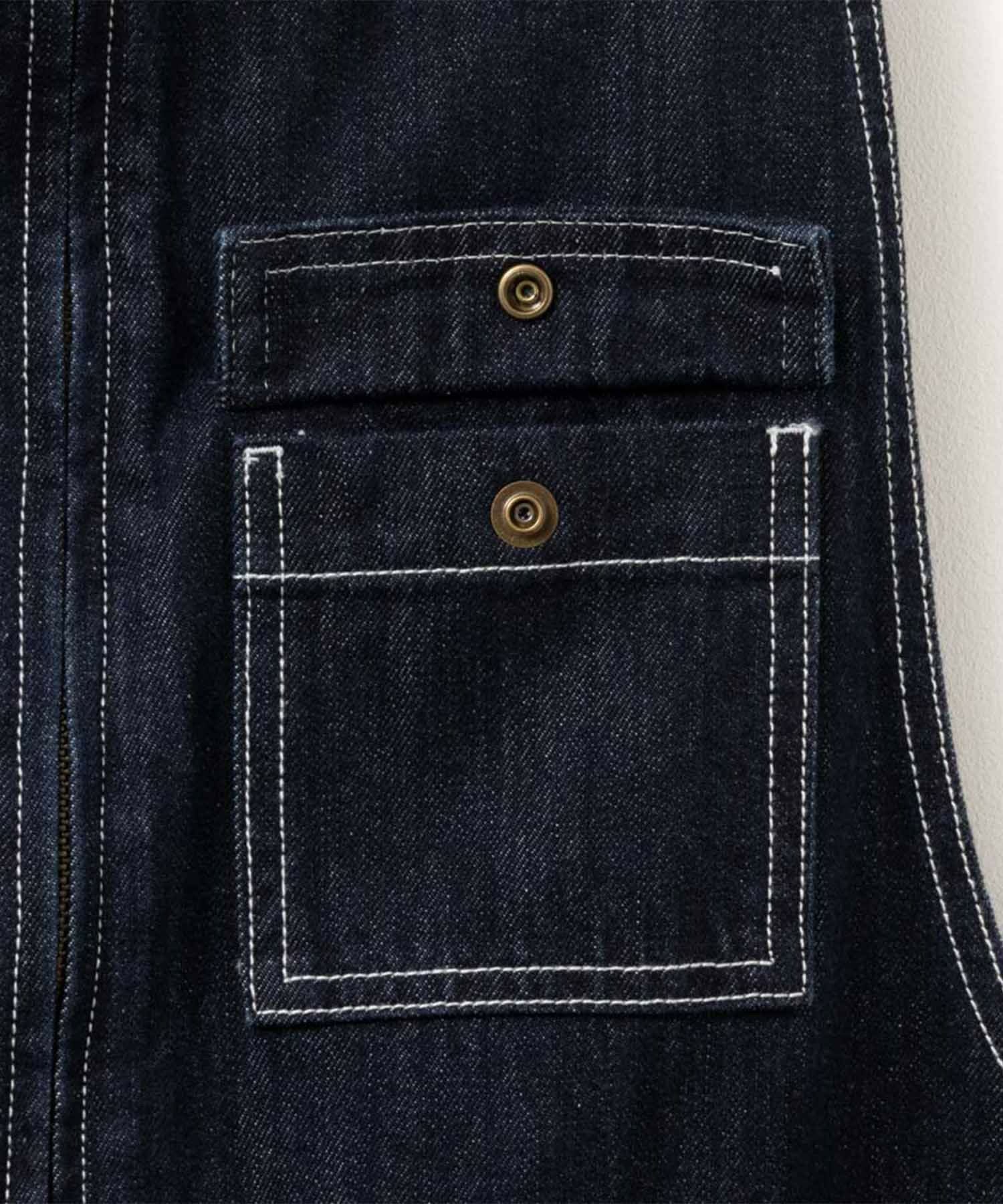 Dickies ジップオーバーオール メンズ