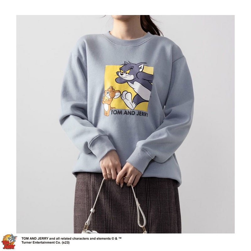 Tom and Jerry 裏起毛トレーナー レディース商品画像-3