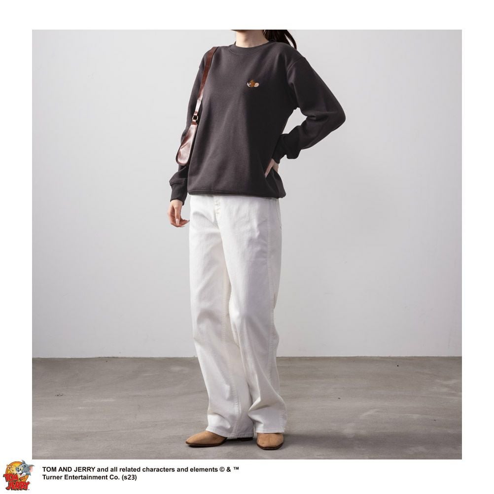 Tom and Jerry 裏起毛トレーナー レディース