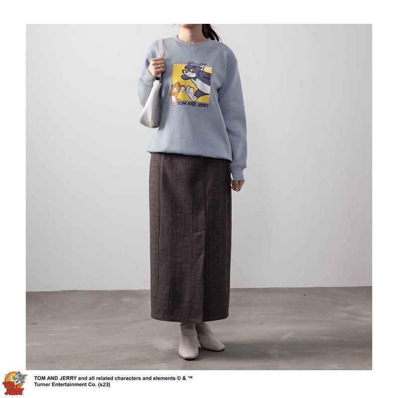 [期間限定価格]Tom and Jerry 裏起毛トレーナー レディース商品画像-9