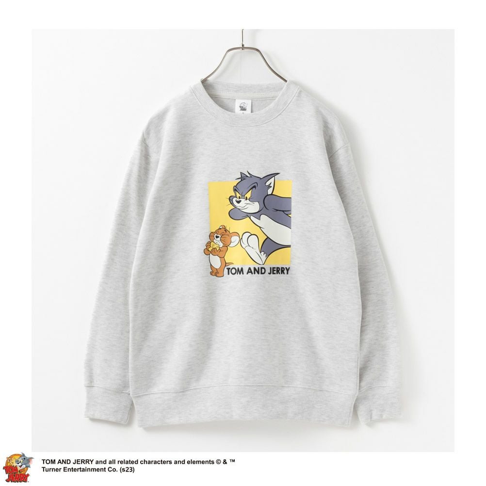Tom and Jerry 裏起毛トレーナー レディース