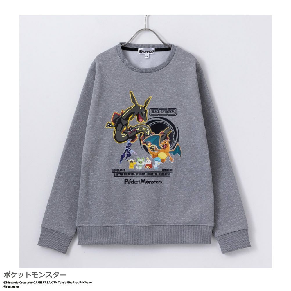 ポケットモンスター 裏起毛プリントトレーナー キッズ