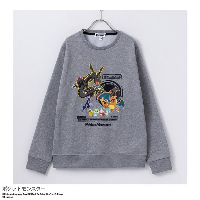 ポケットモンスター 裏起毛プリントトレーナー キッズ商品画像-3