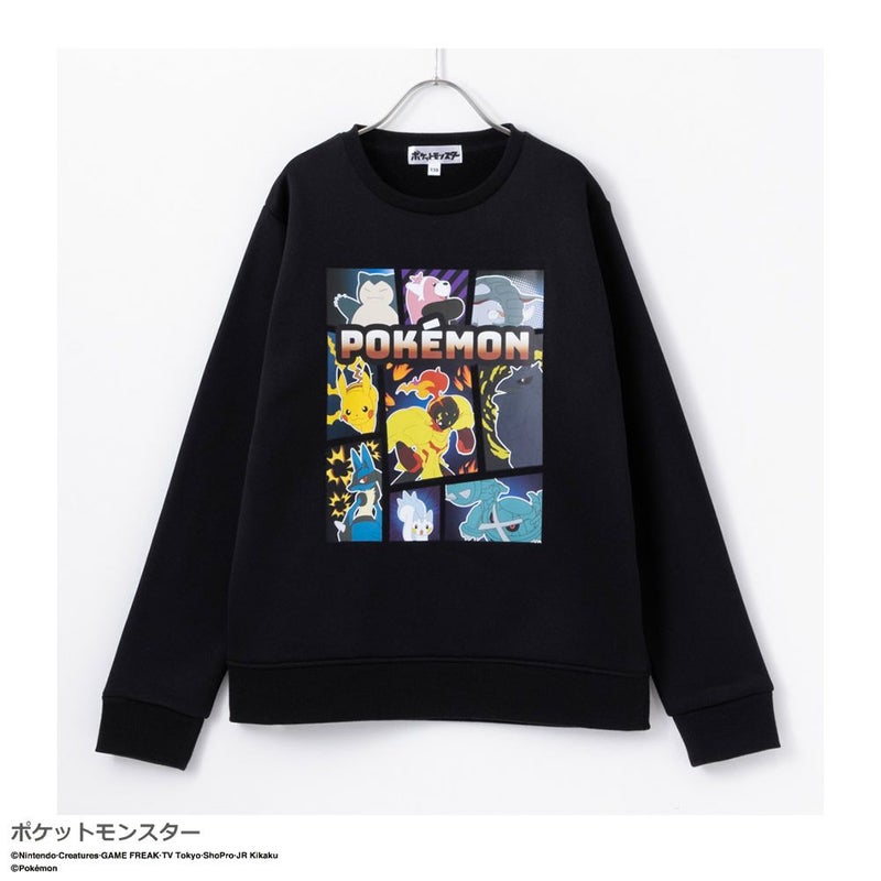 ポケットモンスター 裏起毛プリントトレーナー キッズ商品画像-7