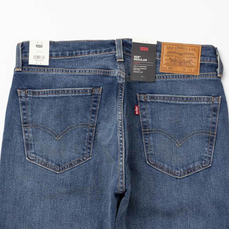 Levi's 505(TM) レギュラーフィット ストレートデニムパンツ メンズ商品画像-4