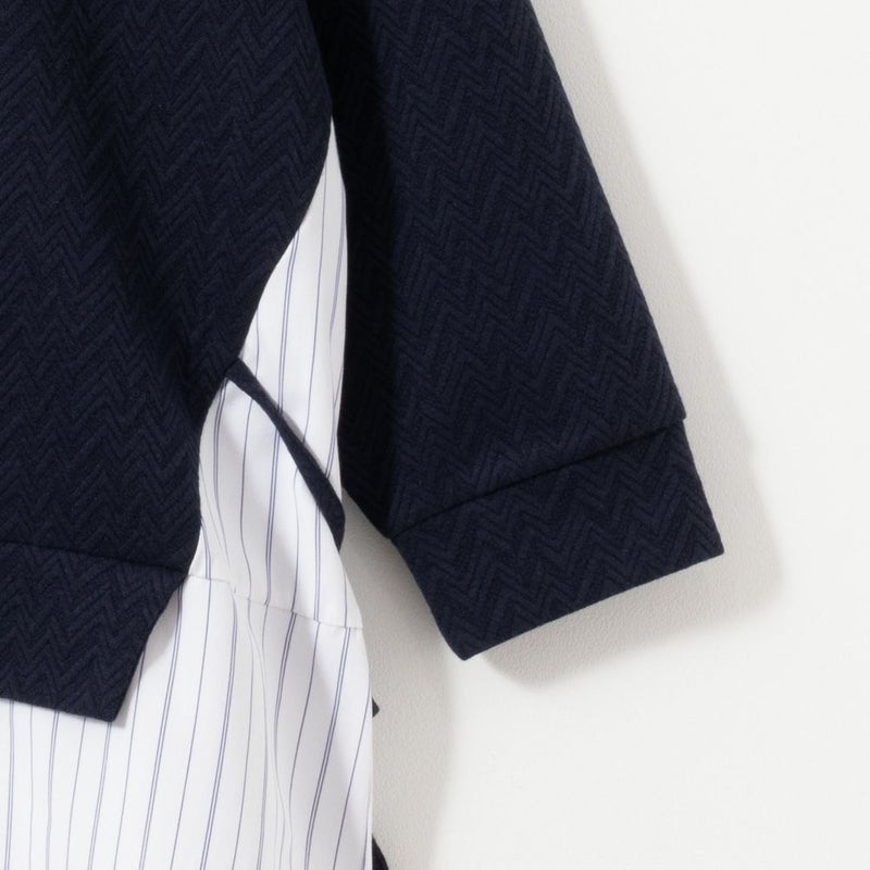 NAVY 時短フェイクレイヤードプルオーバー レディース商品画像-14