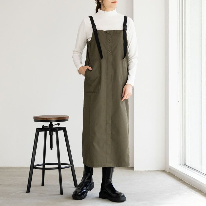 NAVY カーゴジャンパースカート レディース商品画像-1