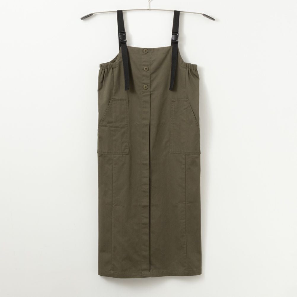 NAVY カーゴジャンパースカート レディース