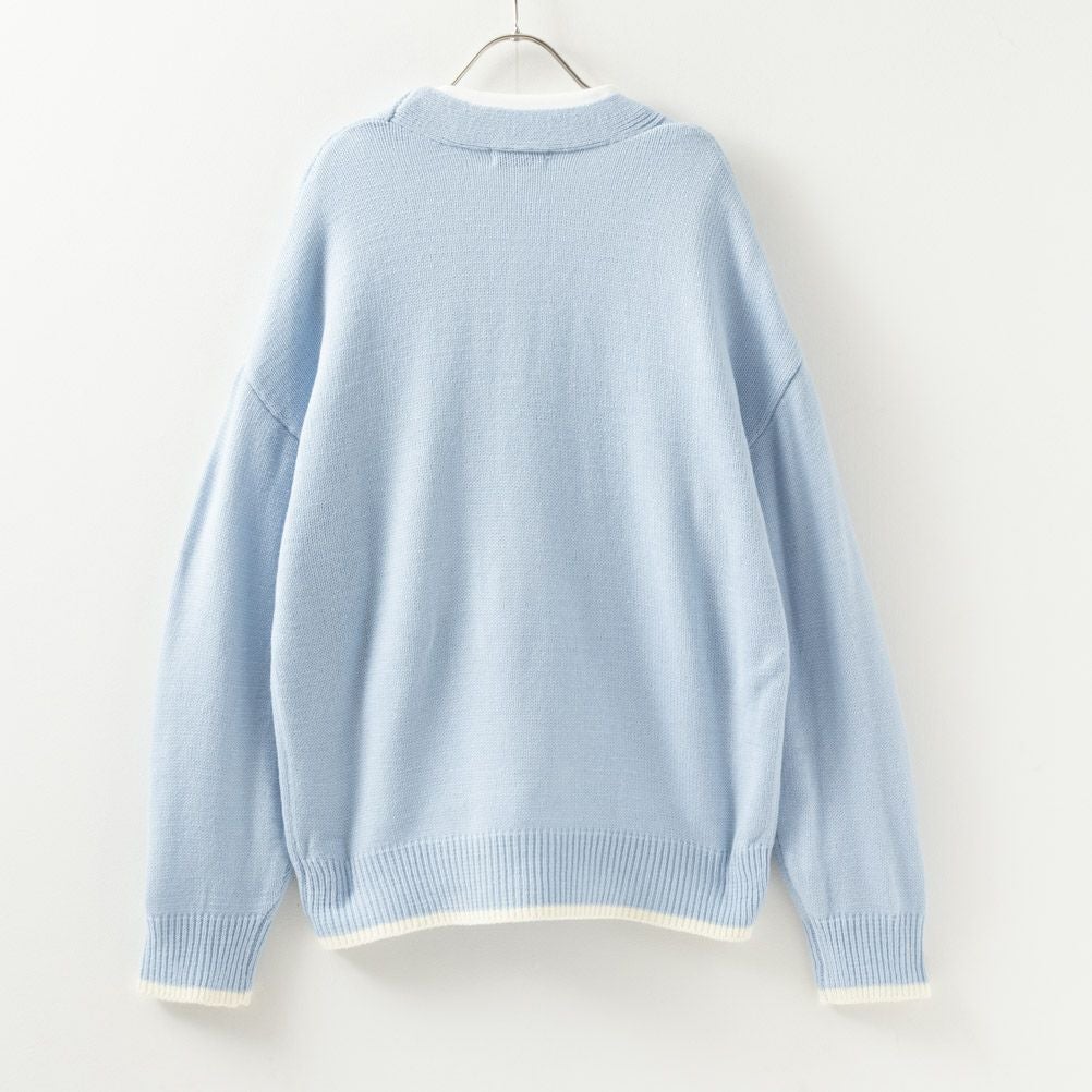 NAVY ニットカーディガンアンサンブル キッズ