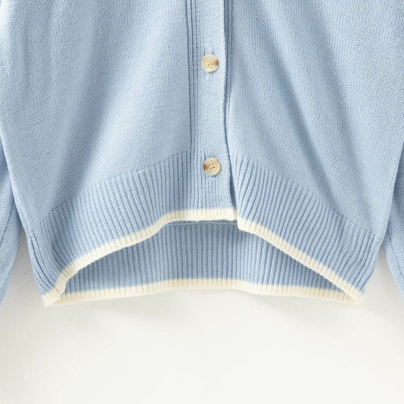 NAVY  ニットカーディガンアンサンブル キッズ商品画像-13