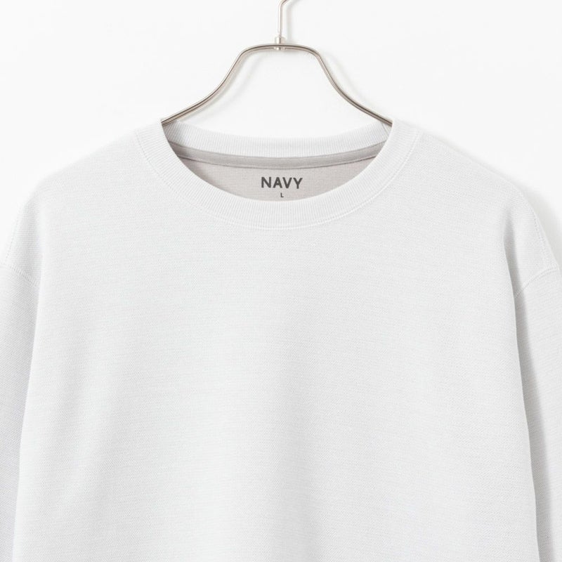 NAVY ダブルフェイスロングスリーブTシャツ メンズ商品画像-5