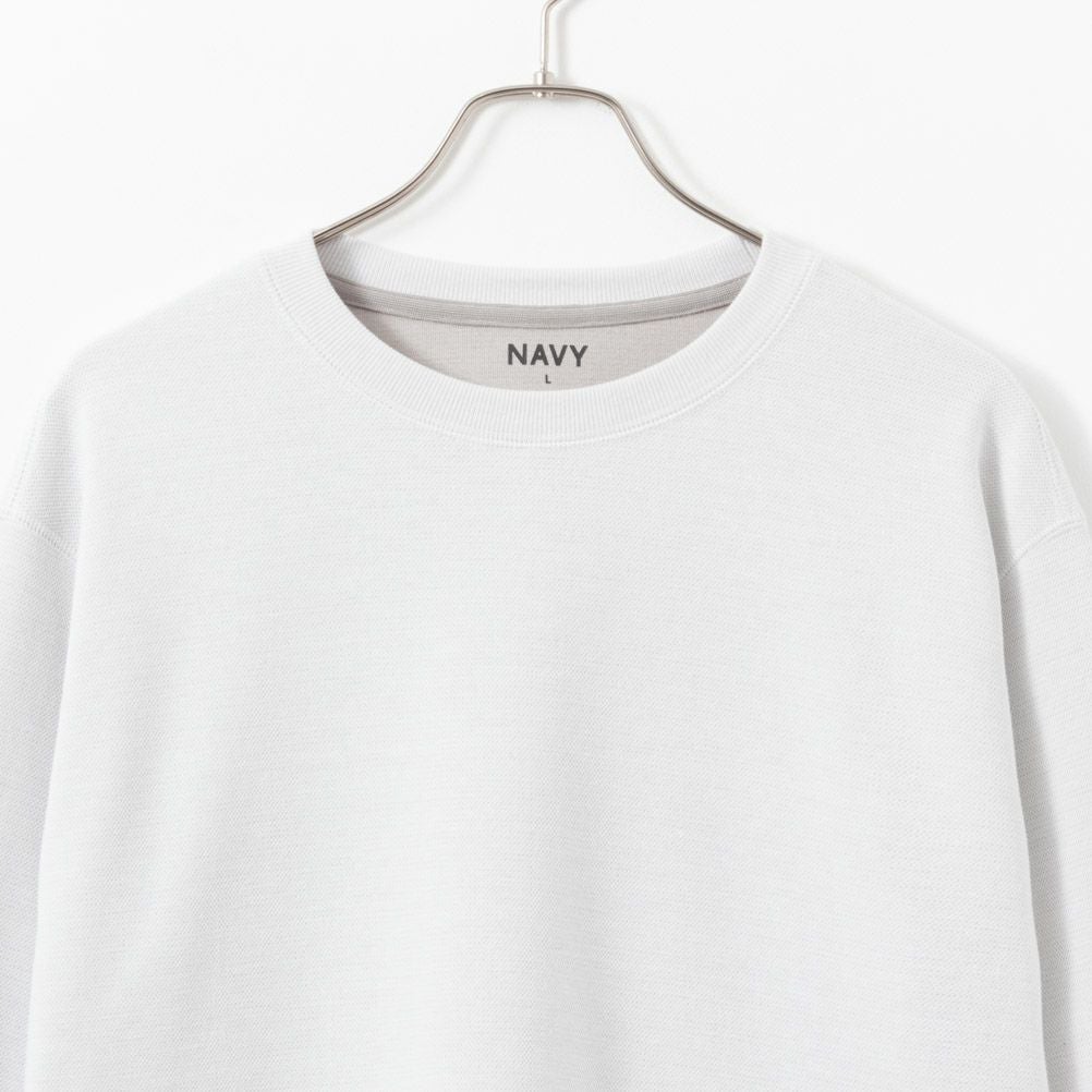 NAVY ダブルフェイスロングスリーブTシャツ メンズ