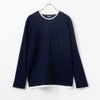 NAVY フェイクレイヤードクルーネック長袖Tシャツ メンズ商品サムネイル-3