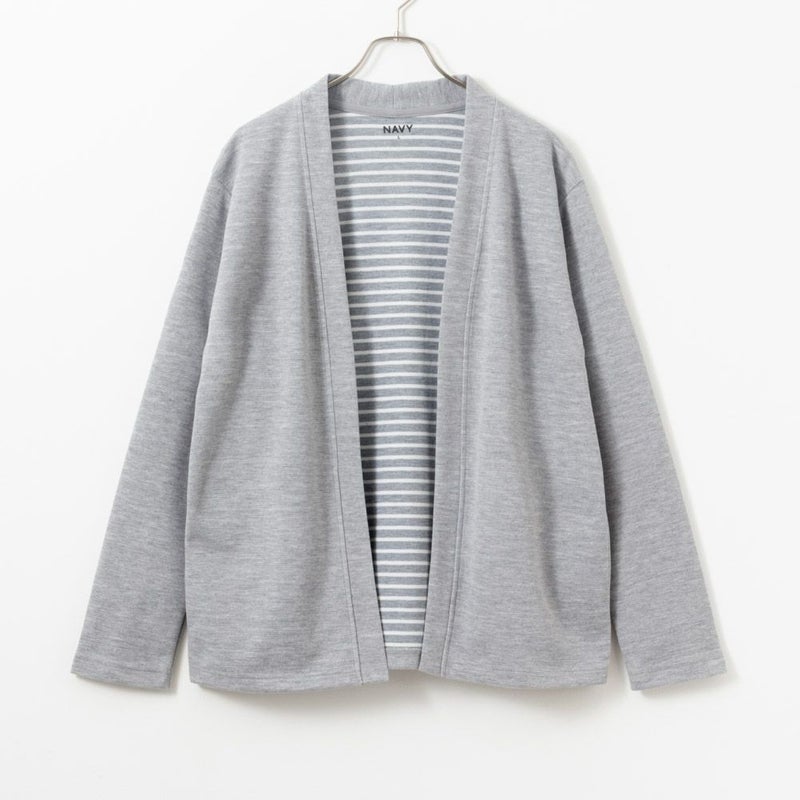 NAVY ダブルフェイスカーディガン メンズ商品画像-1