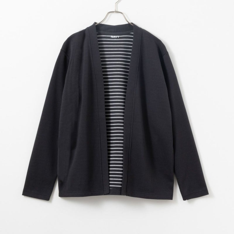 NAVY ダブルフェイスカーディガン メンズ商品画像-2