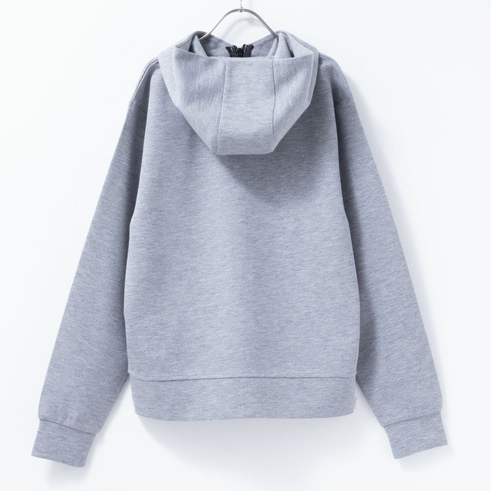 NAVY ポンチ素材 ストレッチジップパーカー キッズ