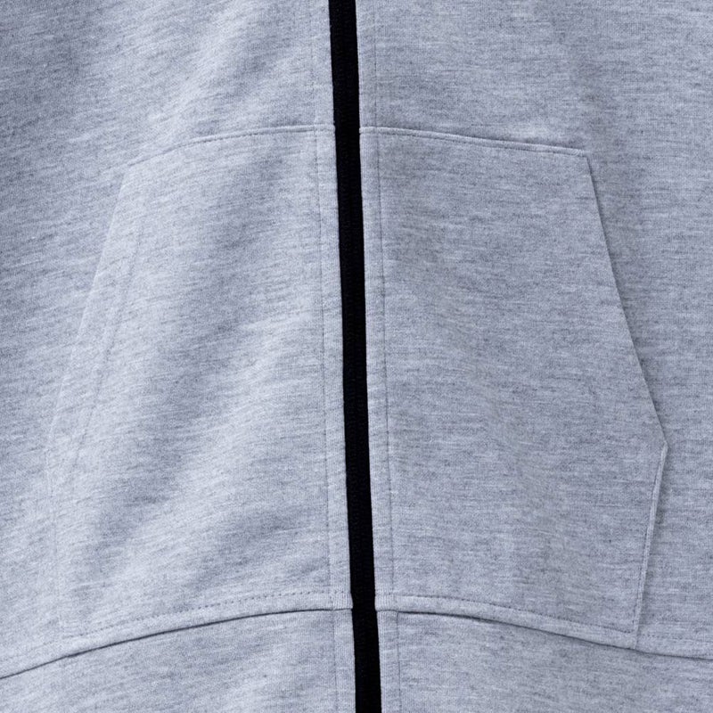 NAVY ポンチ素材 ストレッチジップパーカー キッズ商品画像-16