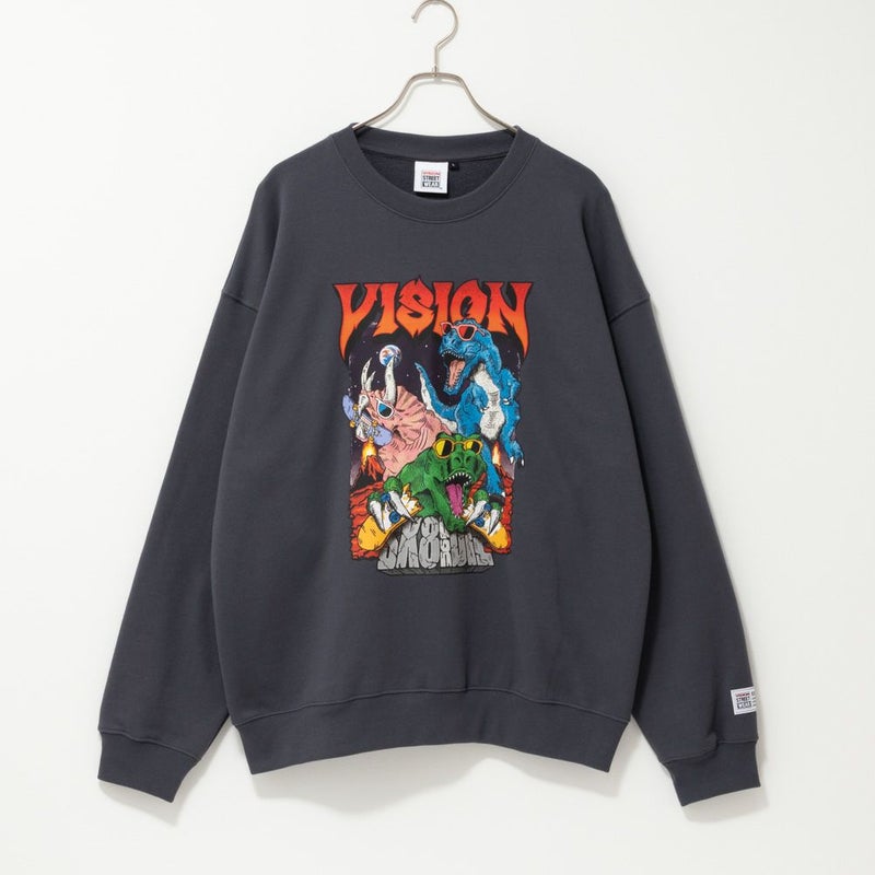 【オンラインストア限定】VISION STREET WEAR ロックダイナソートレーナー メンズ商品画像-1