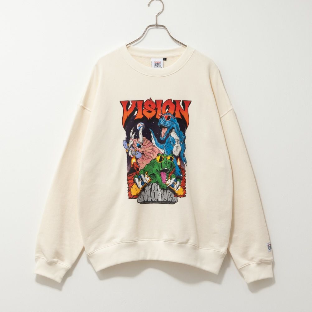 VISION STREET WEAR ロックダイナソートレーナー メンズ