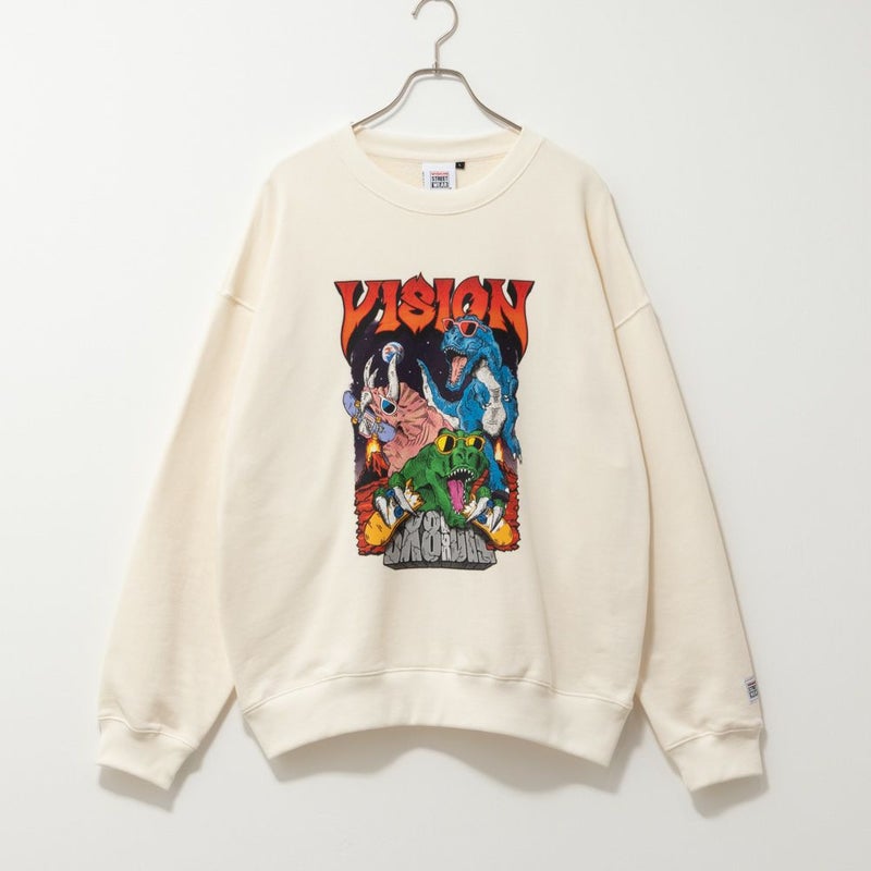 【オンラインストア限定】VISION STREET WEAR ロックダイナソートレーナー メンズ商品画像-2