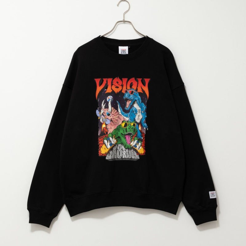 【オンラインストア限定】VISION STREET WEAR ロックダイナソートレーナー メンズ商品画像-3