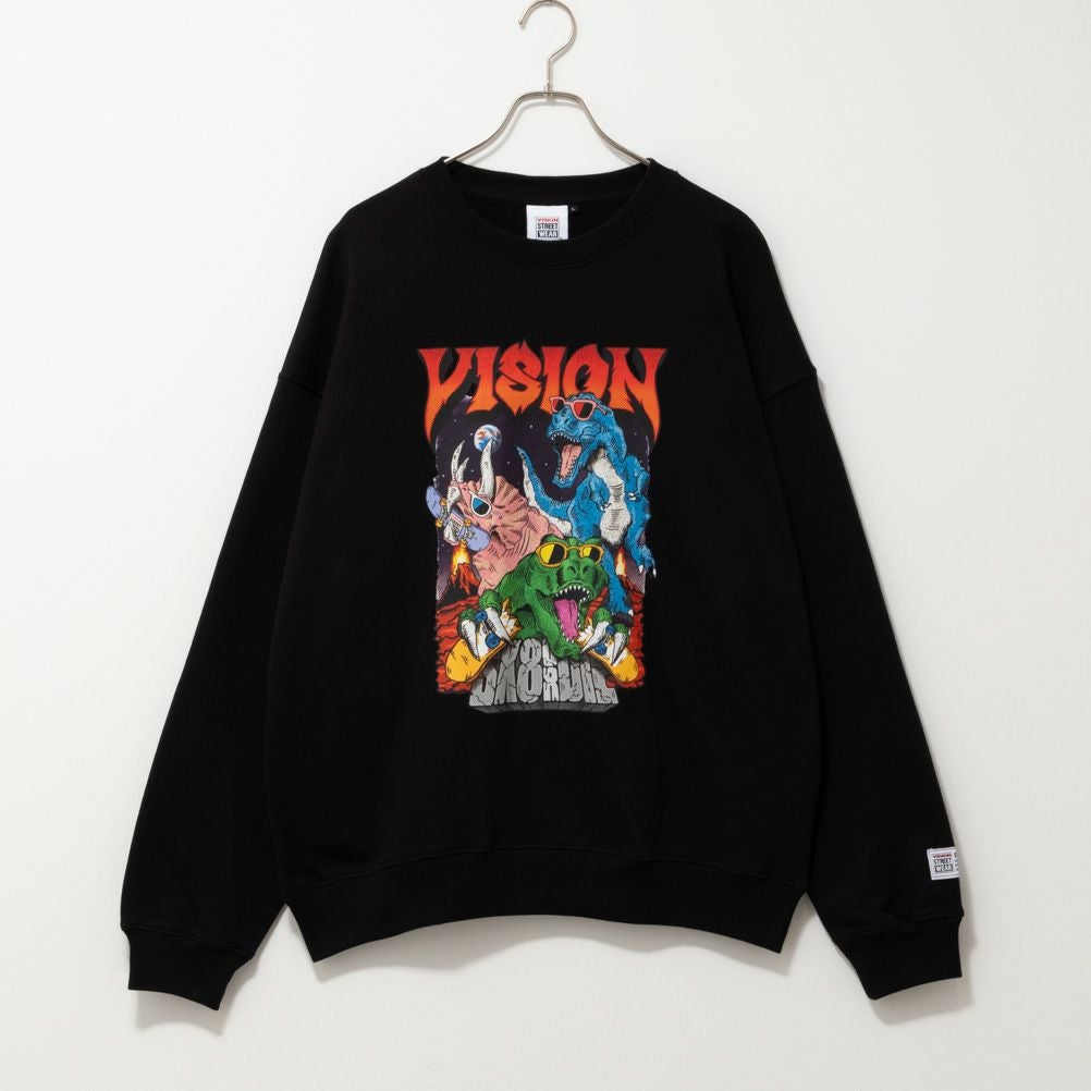 VISION STREET WEAR ロックダイナソートレーナー メンズ