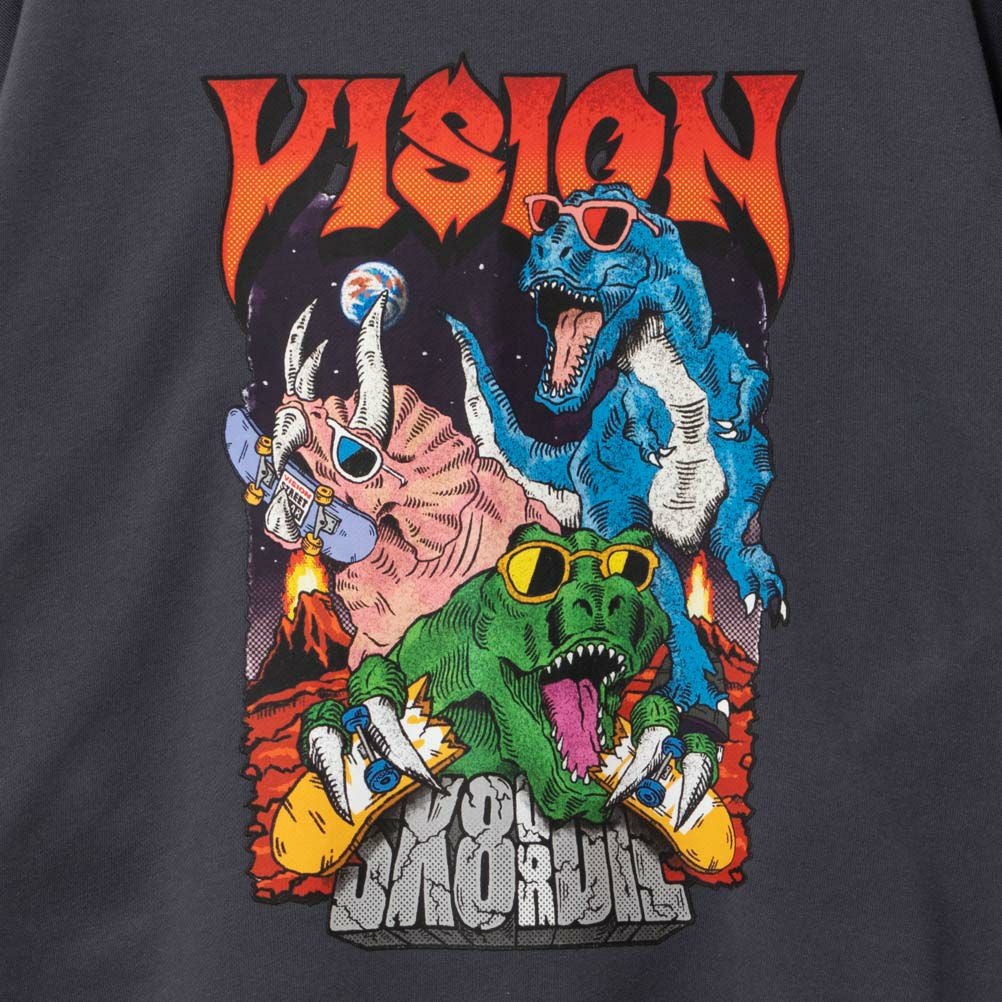 VISION STREET WEAR ロックダイナソートレーナー メンズ