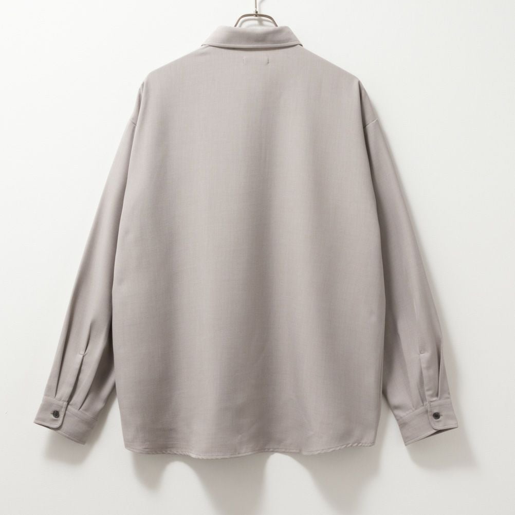 URBAN COLLECTION ポリツイル切替長袖シャツ メンズ