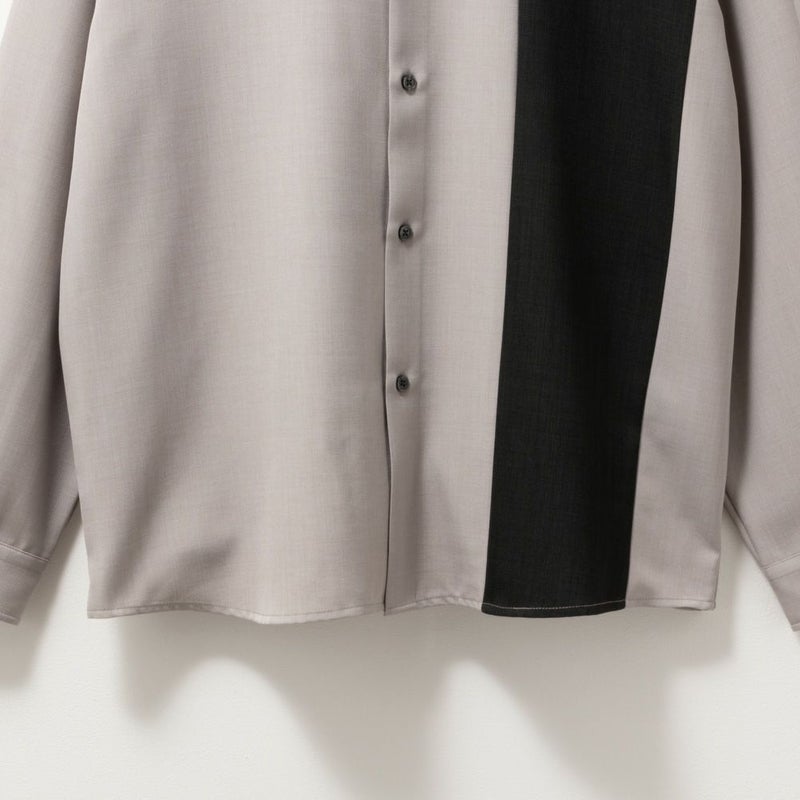 URBAN COLLECTION  ポリツイル切替長袖シャツ メンズ商品画像-6