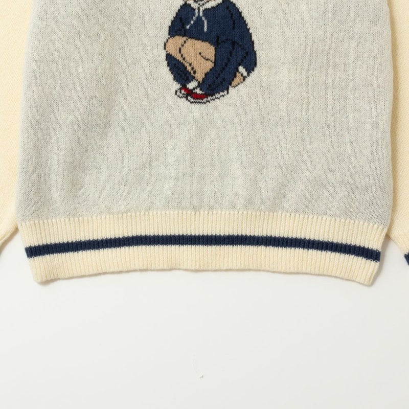 [期間限定knit]RED CAP GIRL  ダブルジャカードニット メンズ商品画像-6