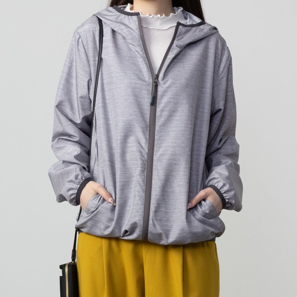 NAVY 撥水ライトフーディー レディース