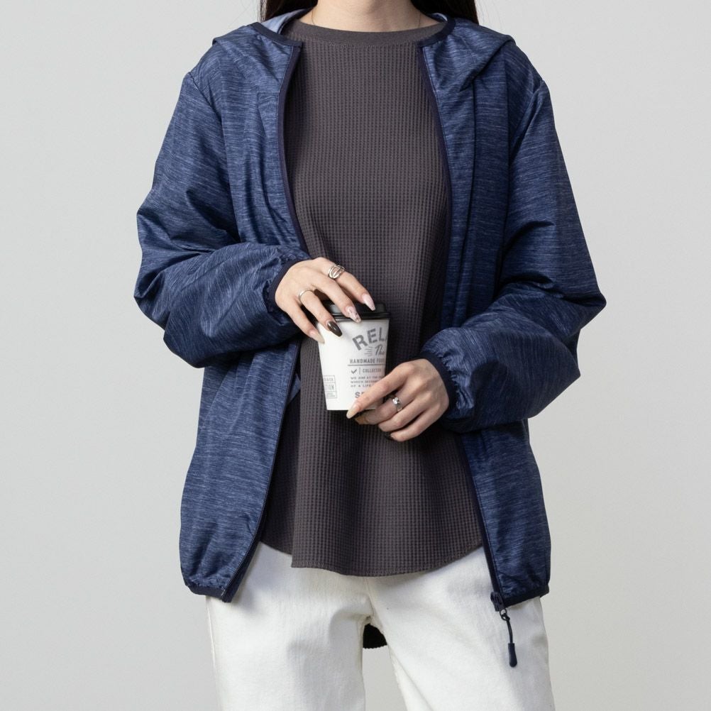 NAVY 撥水ライトフーディー レディース