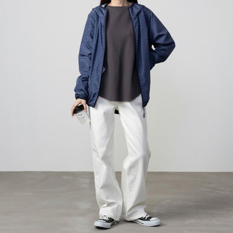 NAVY  撥水ライトフーディー レディース商品画像-9